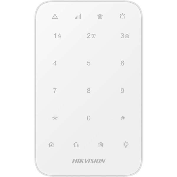 Teclado inalámbrico para alarmas AX PRO Hikvision